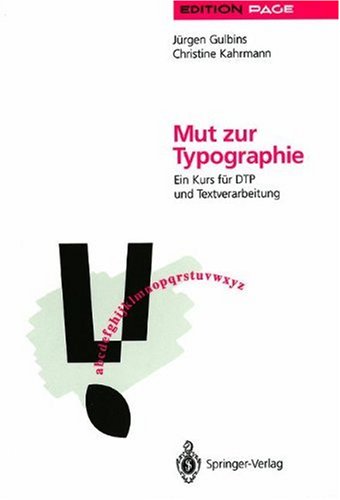 Mut Zur Typographie