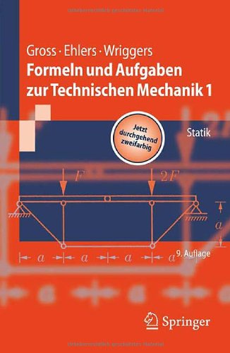 Formeln Und Aufgaben Zur Technischen Mechanik 1