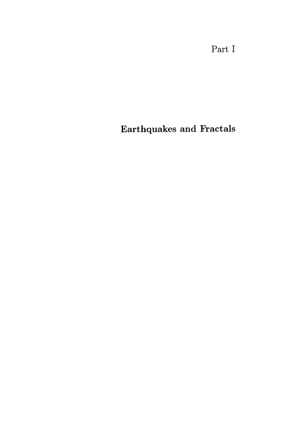 Fractal and Chaotic Properties of Earthquakes