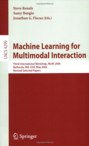 Machine Learning for Multimodal Interaction