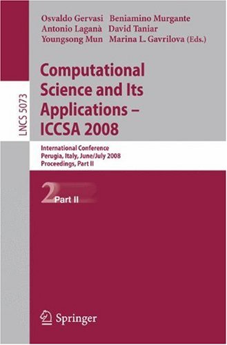 Computational Science and Its Applications-ICCSA 2008