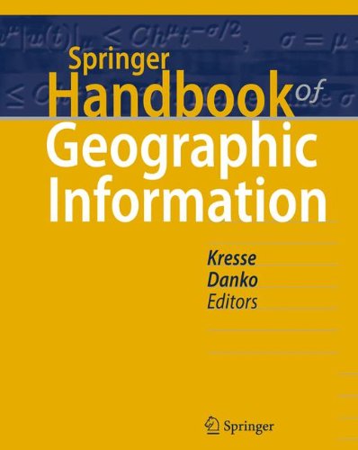 Springer Handbook Of Geographic Information