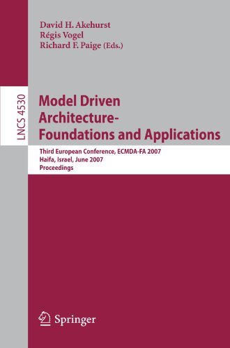 Model Driven Architecture - Foundations and Applications