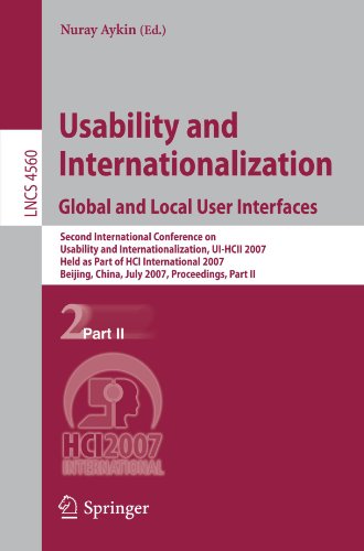 Usability and Internationalization. Global and Local User Interfaces