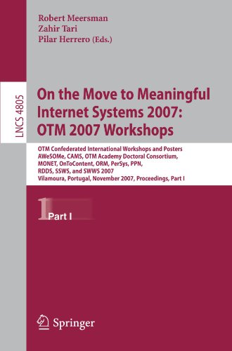 On the Move to Meaningful Internet Systems 2007