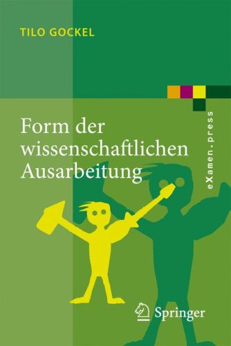 Form Der Wissenschaftlichen Ausarbeitung