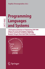 Programming languages and systems proceedings