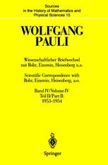 Wissenschaftlicher Briefwechsel mit Bohr, Einstein, Heisenberg u.a. Band IV, Teil II: 1953-1954