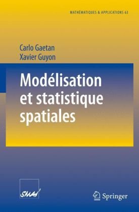 Modelisation Et Statistique Spatiales