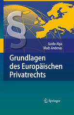 Grundlagen Des Europäischen Privatrechts (German Edition)