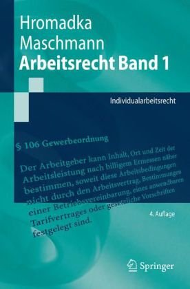 Arbeitsrecht / 1 Individualarbeitsrecht.