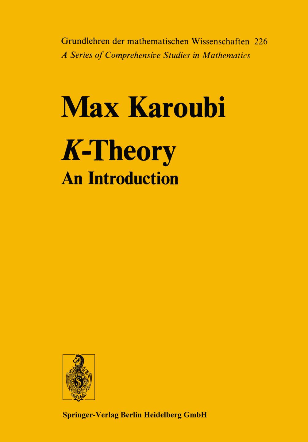 K-Theory : an Introduction