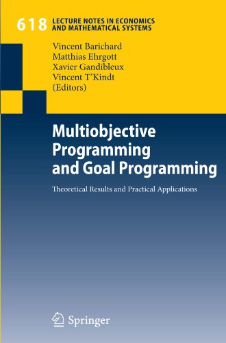 Multiobjective Programming And Goal Programming