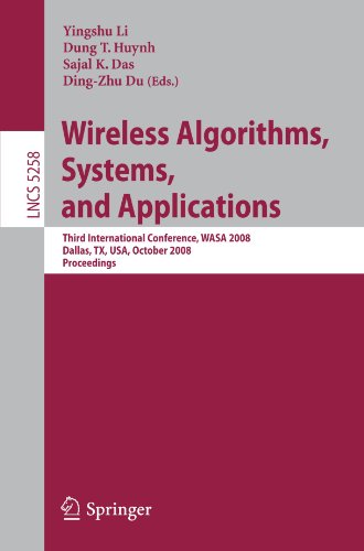 Wireless Algorithms, Systems, and Applications