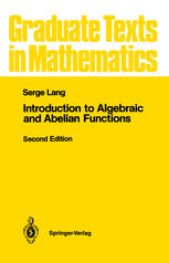 Introduction to algebraic and abelian functions