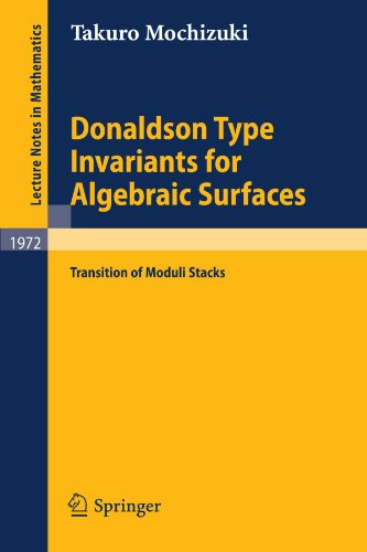 Donaldson type invariants for algebraic surfaces : transition of moduli stacks