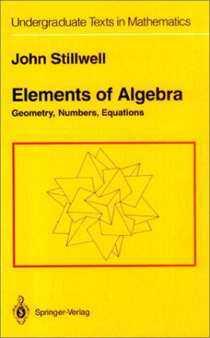 Elements of Algebra