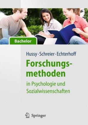 Forschungsmethoden in Psychologie Und Sozialwissenschaften - Fur Bachelor (Edition.)