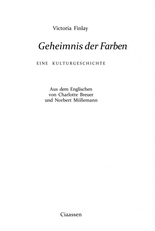 Das Geheimnis der Farben