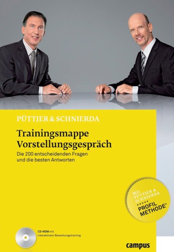 Trainingsmappe Vorstellungsgespräch Die 200 entscheidenden Fragen und die besten Antworten