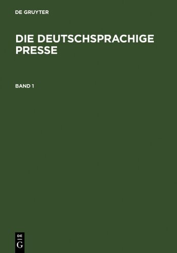 Die Deutschsprachige Presse