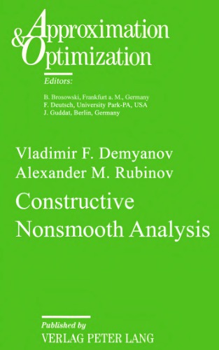 Constructive Nonsmooth Analysis