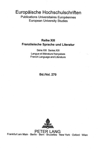 Vom 'roman Experimental' Zum 'roman Psychologique'