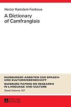 A Dictionary of Camfranglais