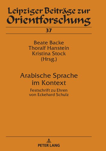 Arabische Sprache Im Kontext