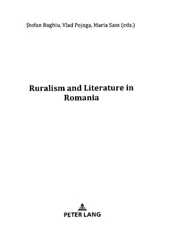 Ruralism and Literature in Romania