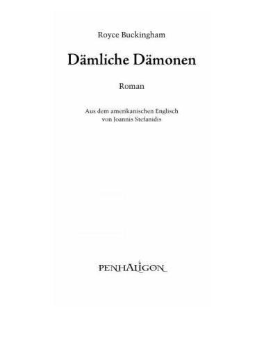 Dämliche Dämonen Roman