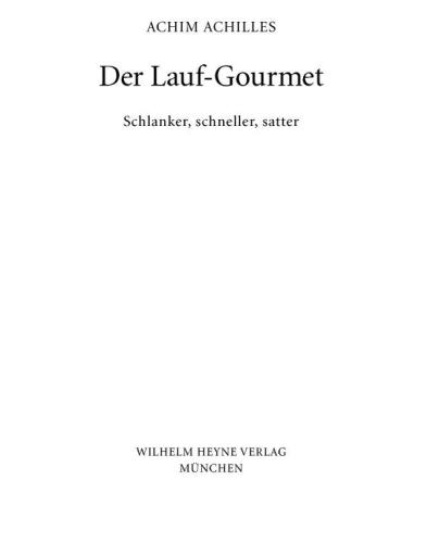 Der Lauf-Gourmet