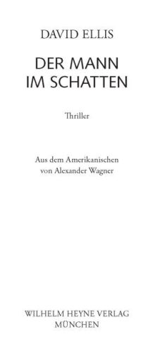 Der Mann im Schatten Thriller