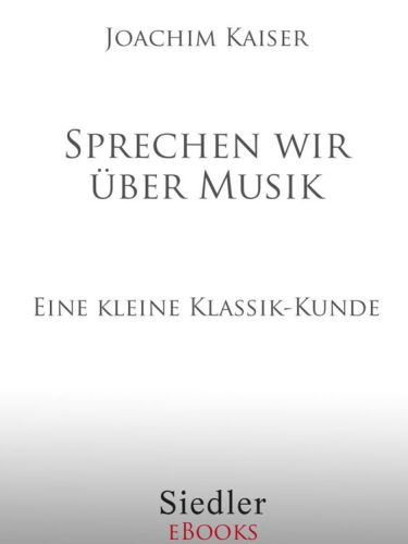 Sprechen wir über Musik