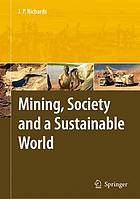 Mining, Society, and a Sustainable World