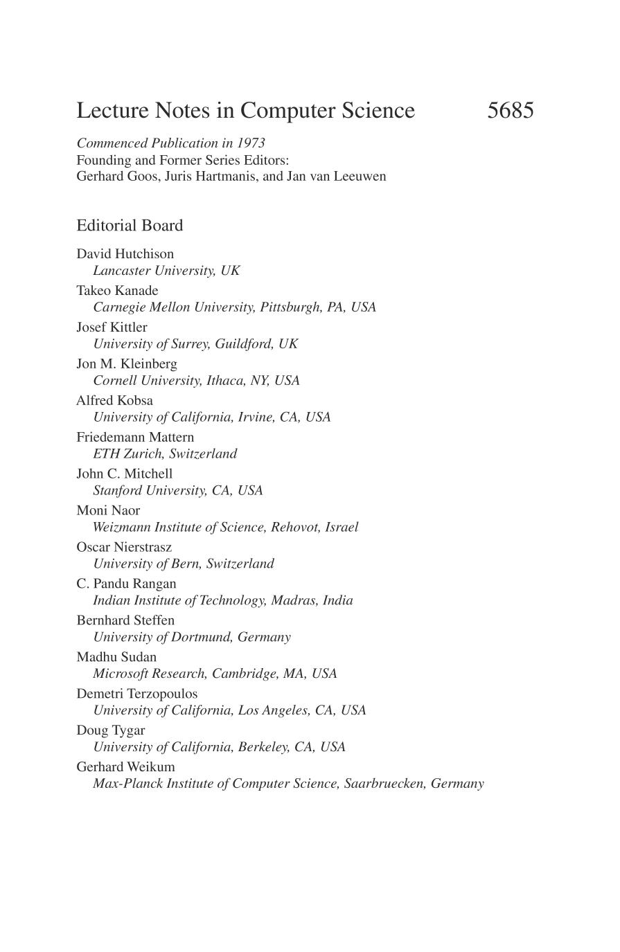 Hybrid Learning and Education Second International Conference, ICHL 2009, Macau, China, August 25-27, 2009. Proceedings