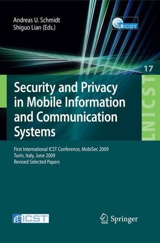 Security And Privacy In Mobile Information And Communication Systems