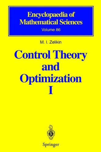 Control Theory and Optimization I