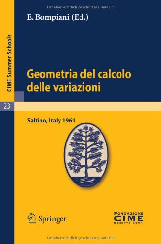 Geometria del Calcolo Delle Variazioni