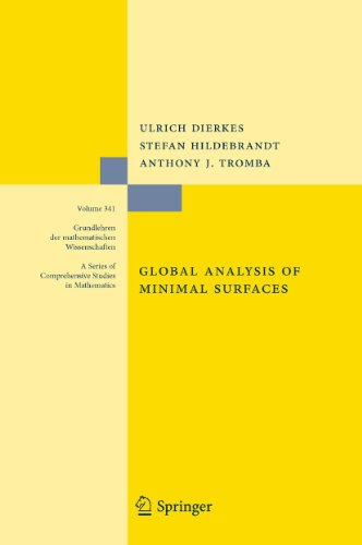 Global Analysis Of Minimal Surfaces (Grundlehren Der Mathematischen Wissenschaften)