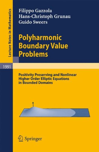 Polyharmonic Boundary Value Problems Positivity Preserving and Nonlinear Higher Order Elliptic Equations in Bounded Domains