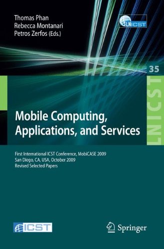 Mobile Computing, Applications, And Services