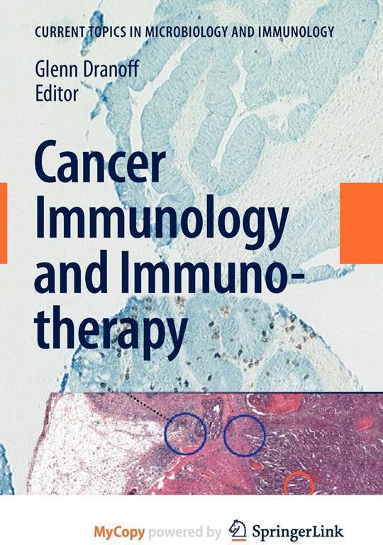 Cancer Immunology and Immunotherapy