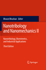 Nanotribology And Nanomechanics Ii