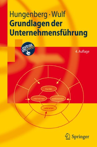 Grundlagen der Unternehmensführung : Einführung für Bachelorstudierende