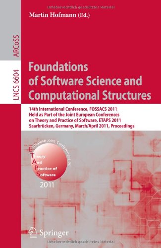 Foundations of Software Science and Computational Structures