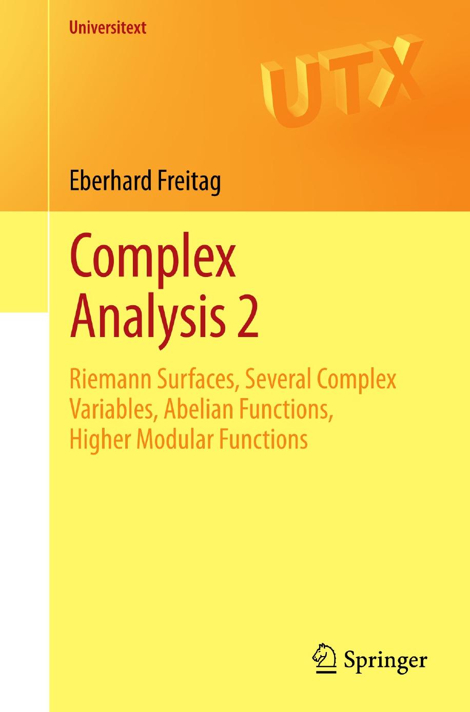 Complex Analysis 2