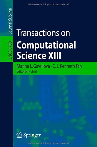 Transactions on Computational Science XIII