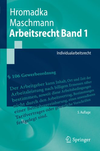 Arbeitsrecht Band 1