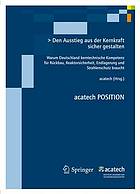 Den Ausstieg Sicher Gestalten